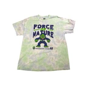 Vancouver Titans Overwatch League Force of Nature Mascot Tie-Dye T-Shirt  XL NWT